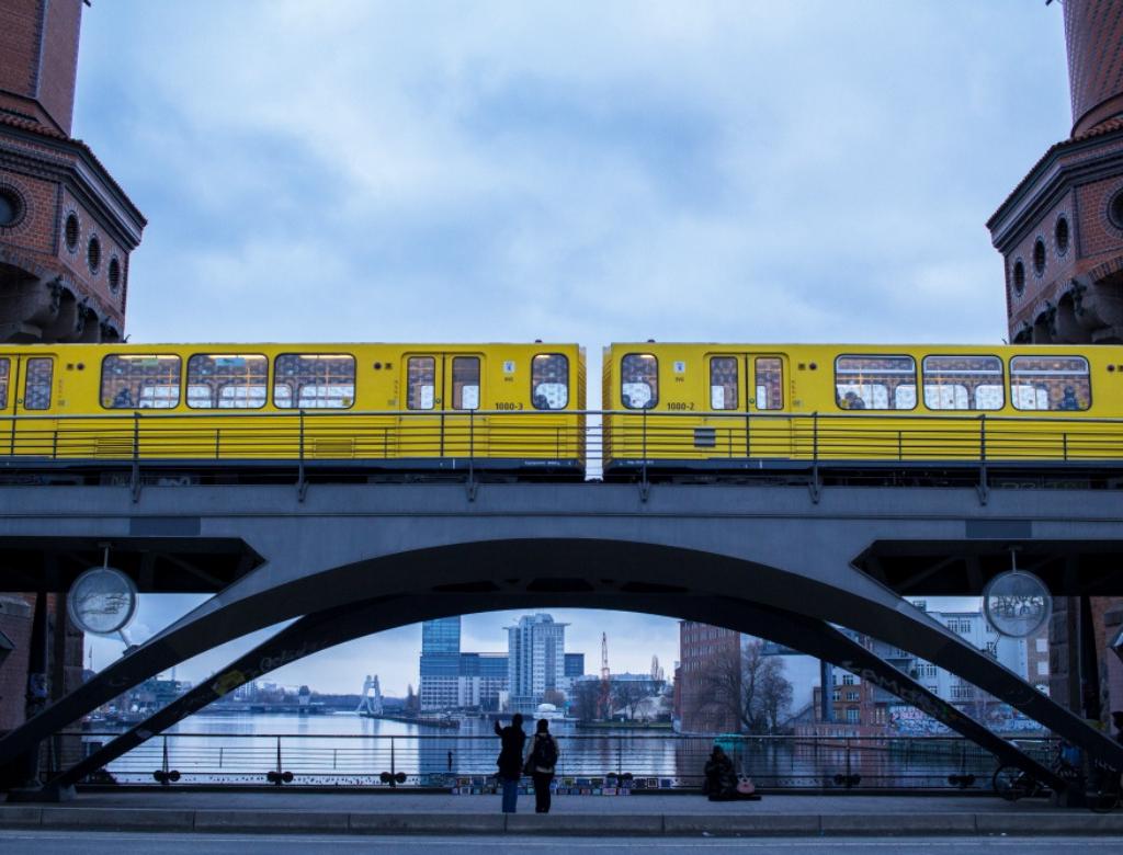 A Yellow U-Bahn in Germany