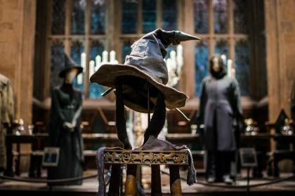 The sorting hat that was used in the Harry Potter movies.
