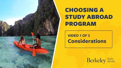 Choosing a Study Abroad Program
