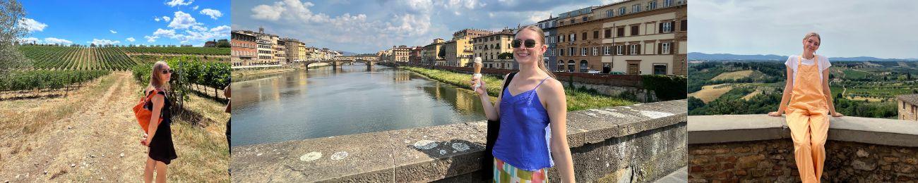 Series of photos of Caylee in Italy.