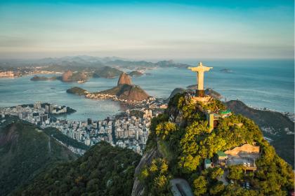 Aerial view of Rio de Janiero