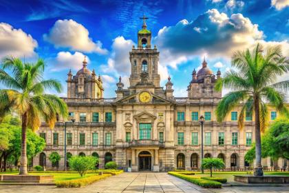 building on campus of university of manila