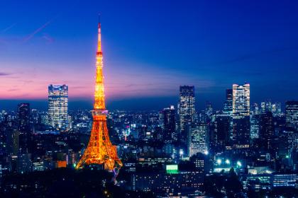 Eiffel Tower at night