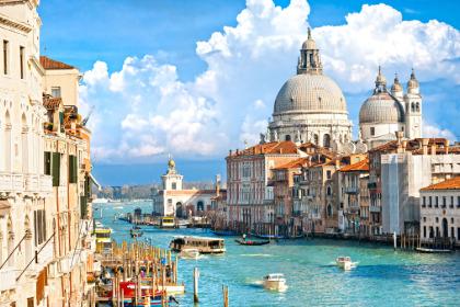 View of Venice Italy 