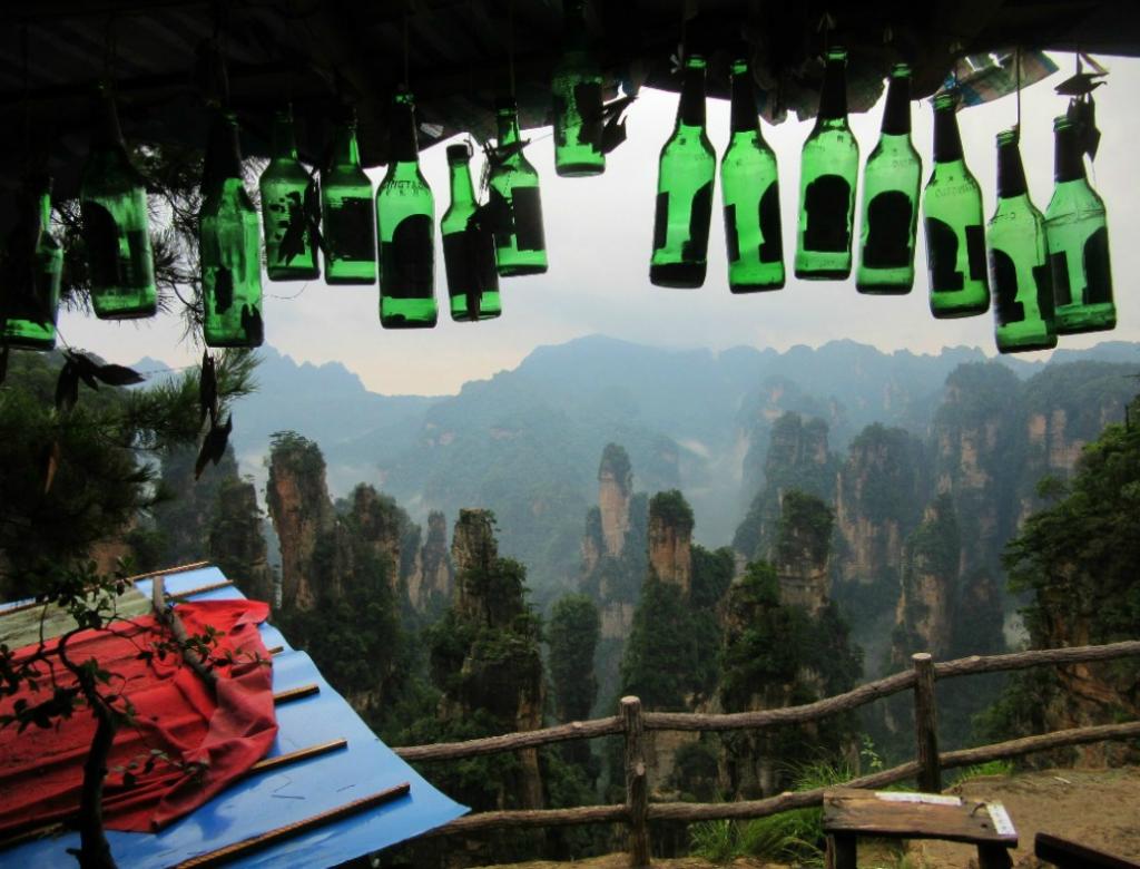 A peaceful moment enjoying the view in China.