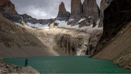 Body of water and mountains in Chile