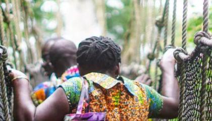 Canopy walk at Kakum National Park, Ghana