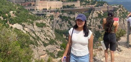 At Santa Maria de Montserrat Abbey
