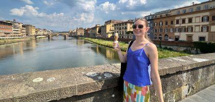 Caylee in Florence.