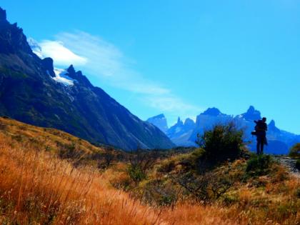 Scenic views while hiking in Chile