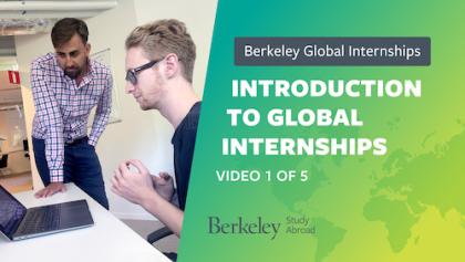 Introduction to Global Internships video title card