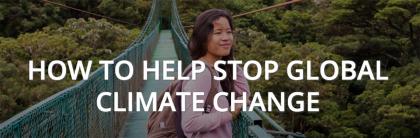 How to help stop global climate change
