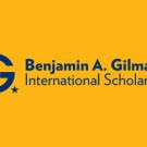 Graphic that says, Benjamin A. Gilman International Scholarship